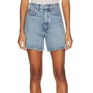 Agolde Stella Long Denim Shorts - Mode, 27
